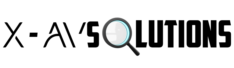 X-AV SOLUTIONS logo, link to homepage